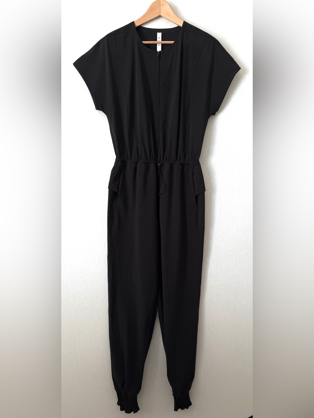 Lululemon Stretch Travel Woven Jumpsuit in Black